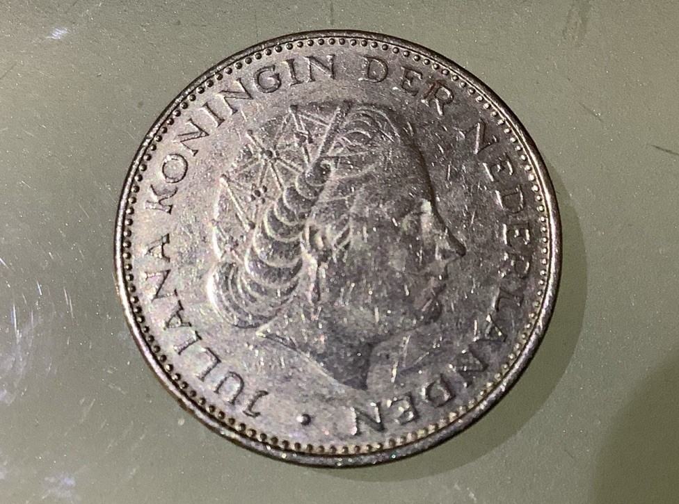 Netherlands 2 1/2 Gulden 1970 Circulated