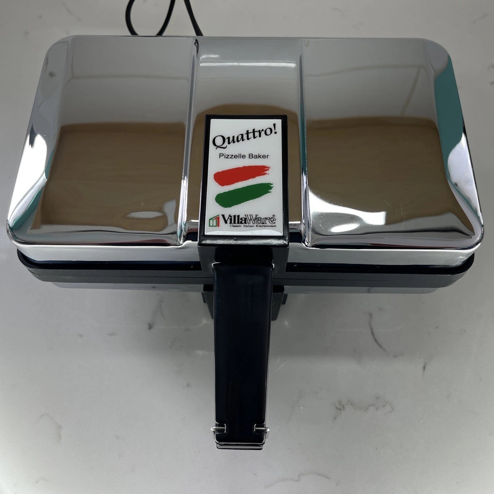 VillaWare Classic Italian Quattro Electric 4 Pizzelle Cookie Biscuit Baker 3850