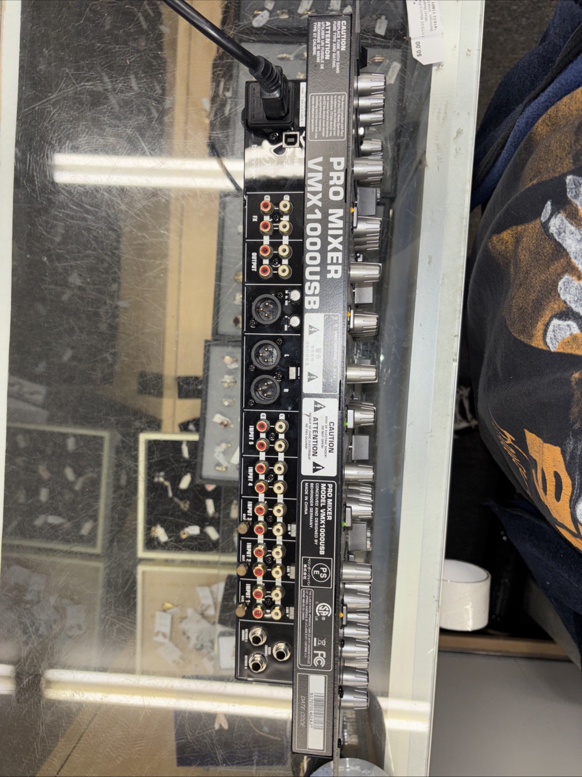 Behringer VMX1000 USB 5 Channel Rack Mount DJ Mixer