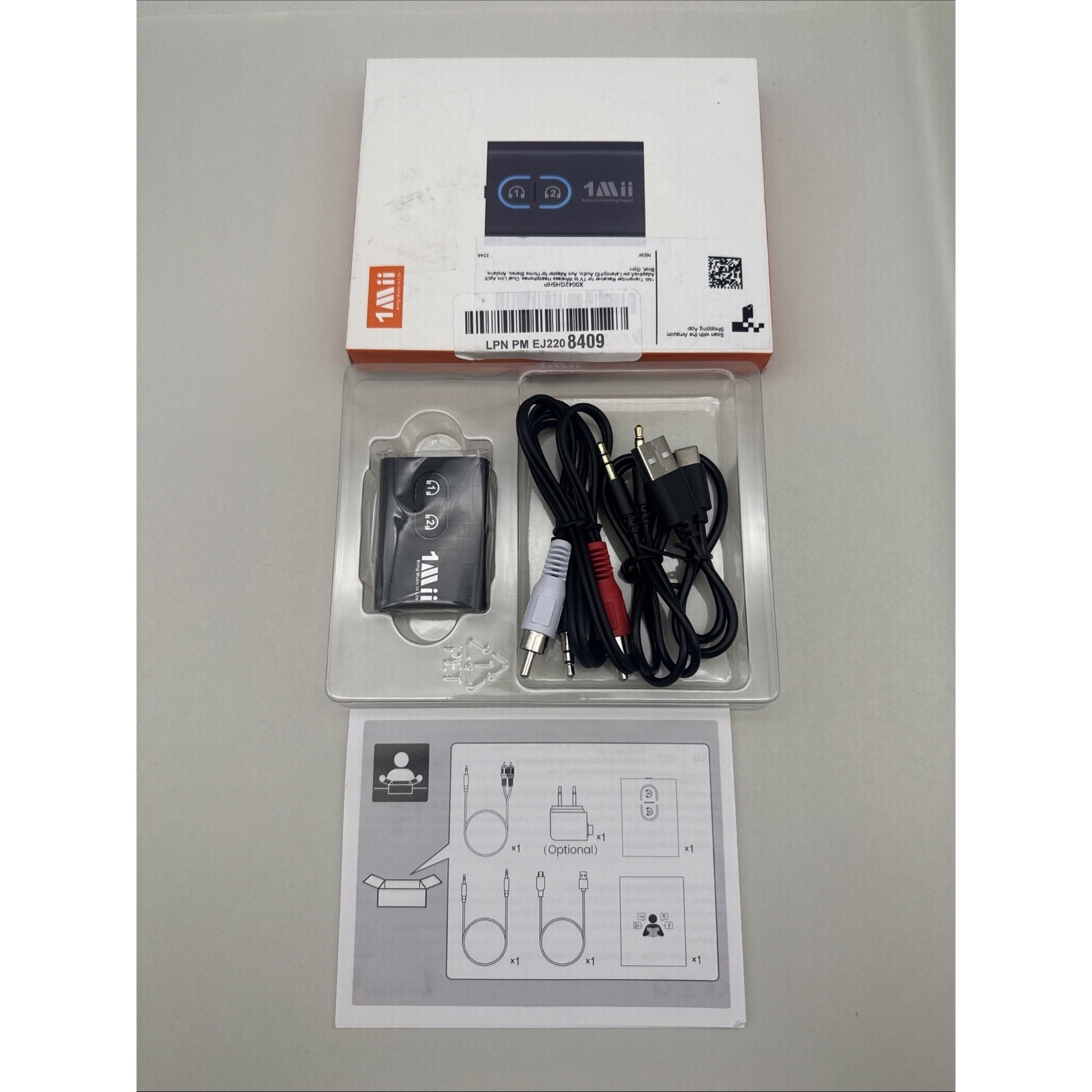 Bluetooth 5.3 Transmitter Receiver For Tv To Wireless Headphones Dual Link *READ