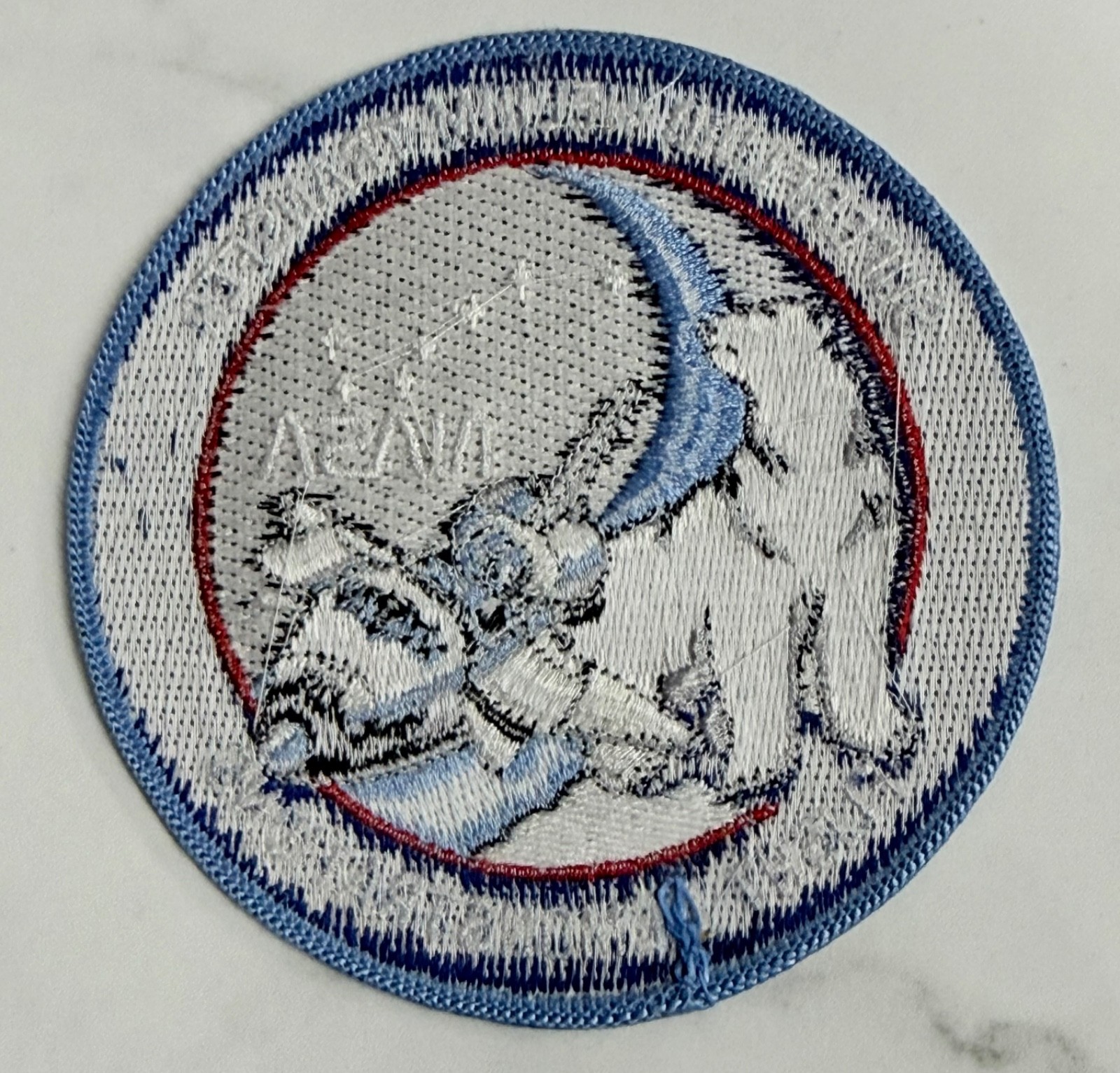 Vtg NASA Superfluid Helium Transfer Flight Demonstration Payload Patch Cloth '93