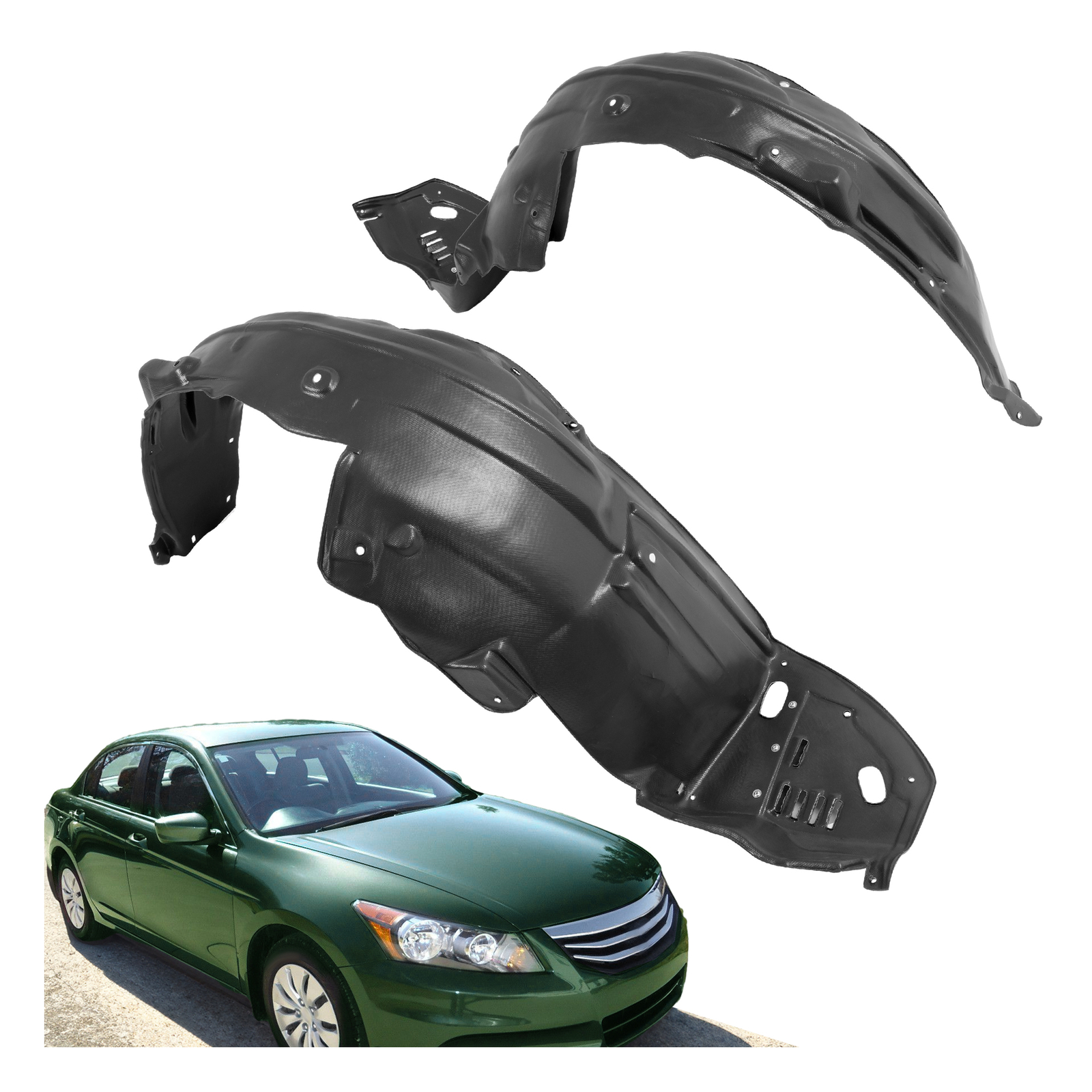 Fender Liner For Honda Accord 4-Door Sedan 2008-2012 Front Left +Right Side