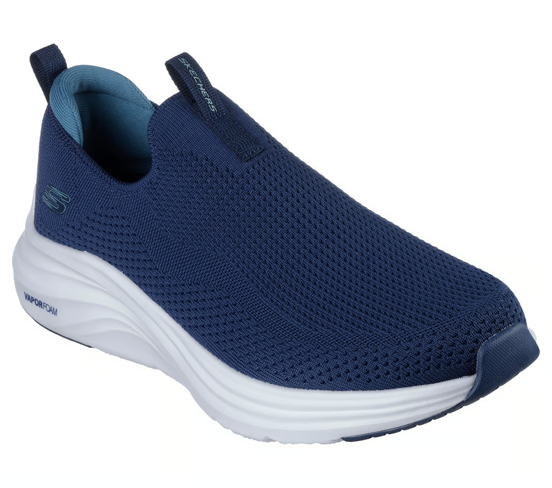 Man Skechers Vapor Foam Covert Lightest Sneaker Shoe 232629 Navy/Blue Brand New