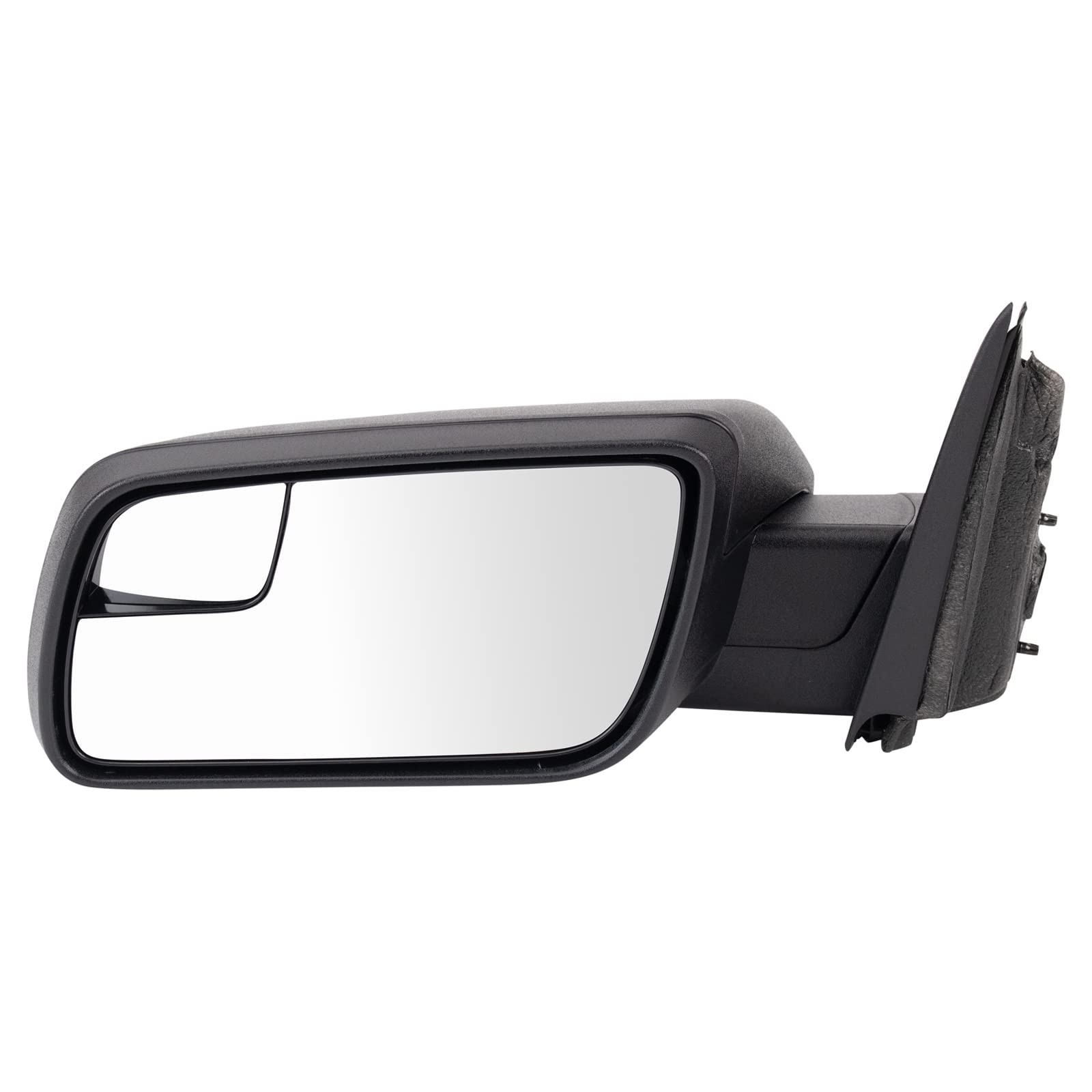 TRQ Driver Side Power Mirror Textured Black with Blind Spot Mirror Compatible...