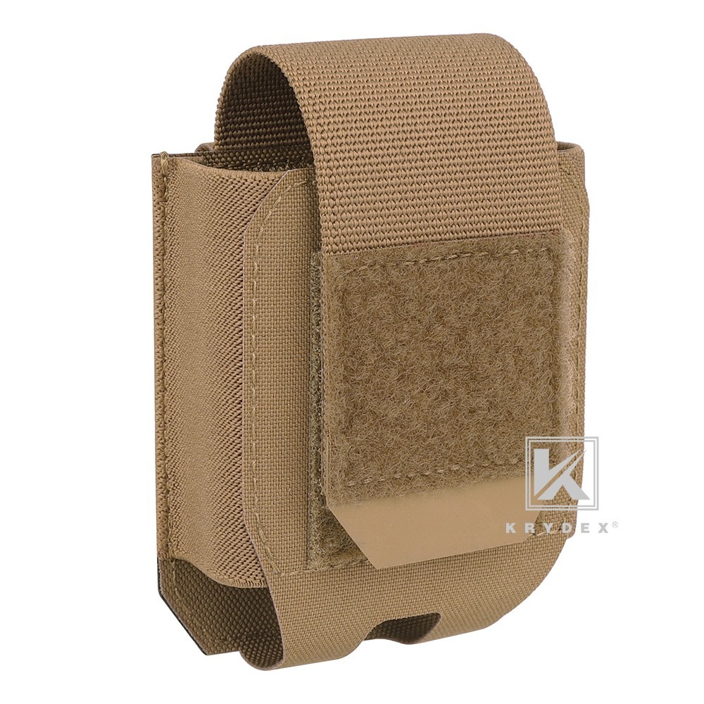 KRYDEX Tactical Handcuff Pouch Case Low Profile Cuff Holster MOLLE/Belt Coyote
