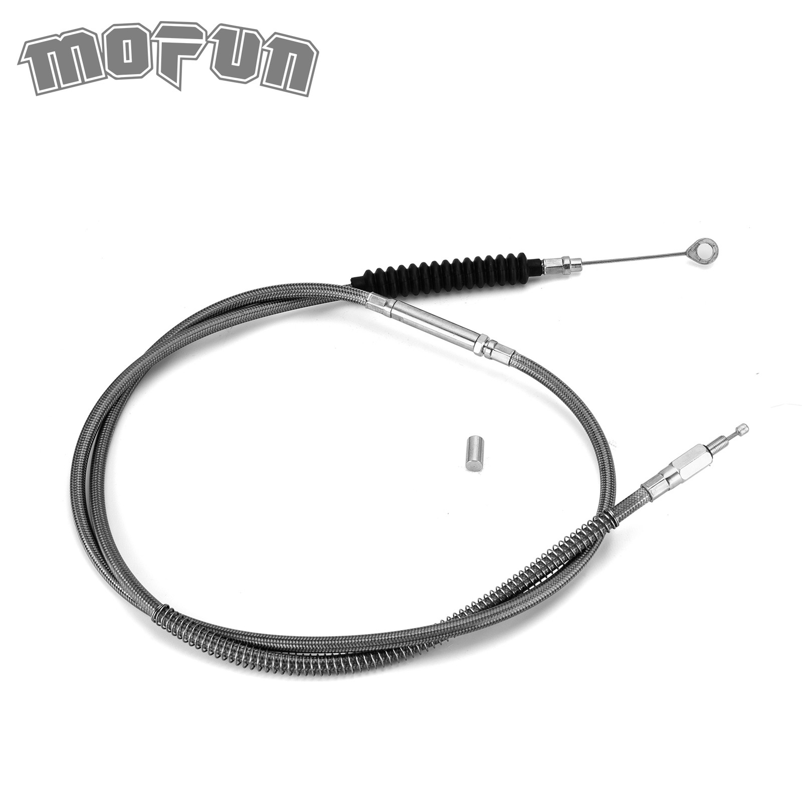 60 3/4" Stainless Steel Braided Clutch Cable For Harley Sportster 883 Roadster