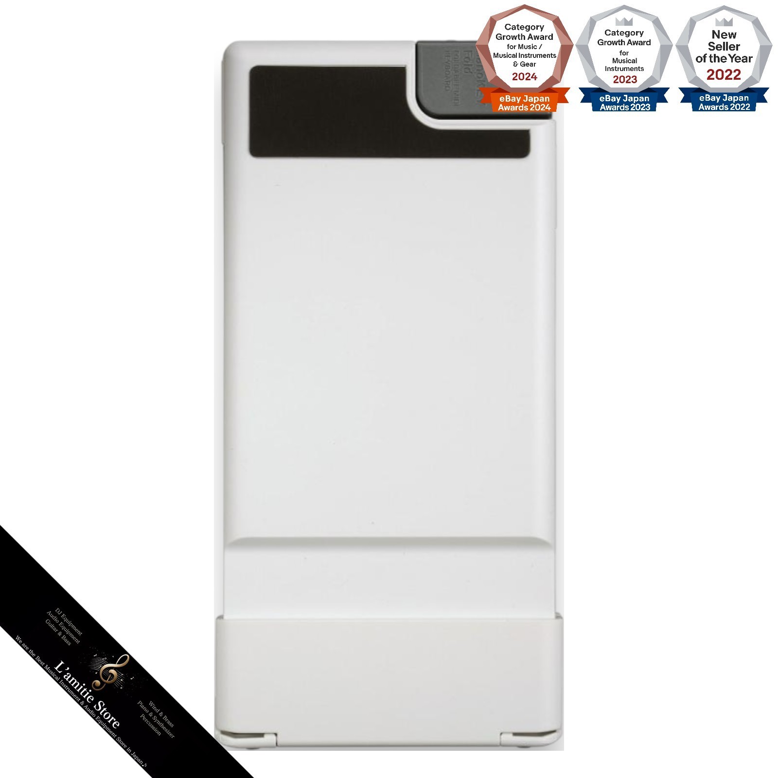 Korg nanoKEY Fold Keyboard White WH Foldable MIDI Controller Japan New