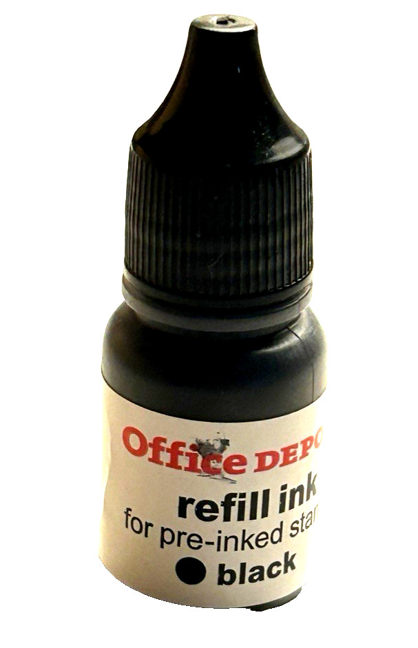 Office Depot Black Ink Refill 0.35 fl oz 2 Pack
