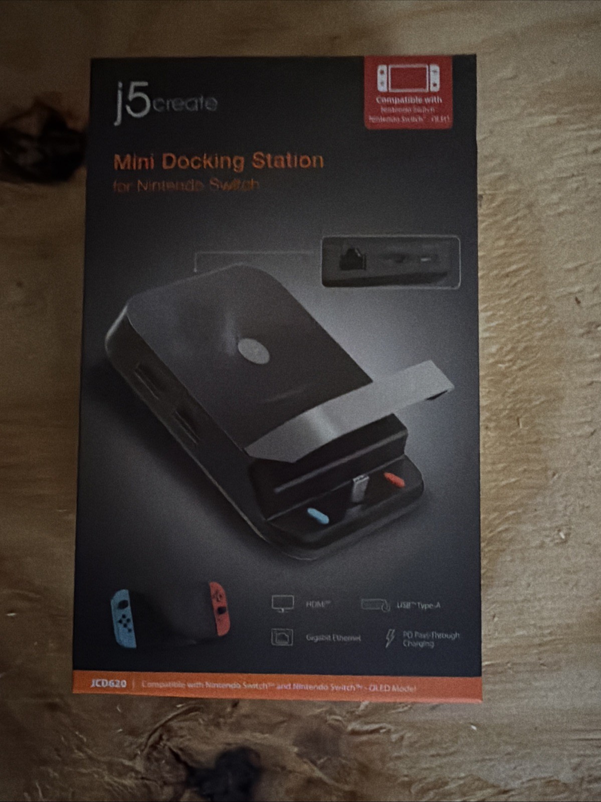 New J5Create JCD620 Mini Docking Station Compatible With Nintendo Switch OLED