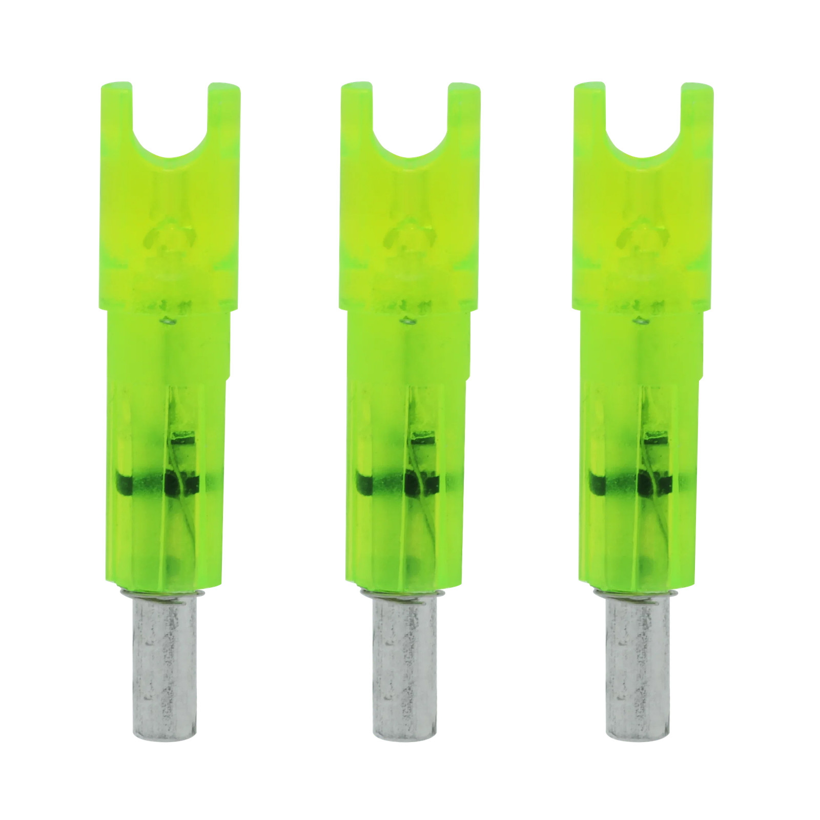 Lumenok Parker Style XXX Lighted Capture Arrow Nocks Green 3 Pack NEW