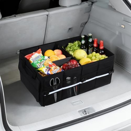 Car Trunk Organizer, A Foldable Car Trunk Storage Organizer Designed For All