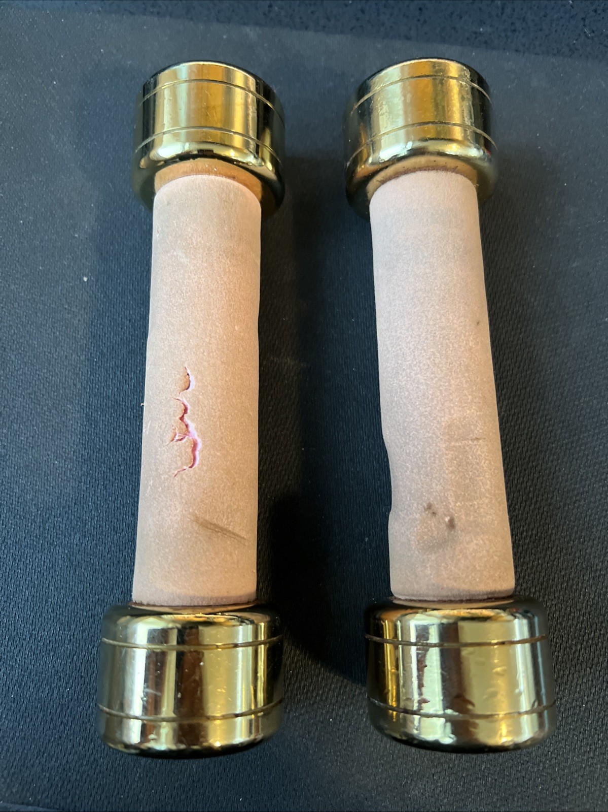 Blogilates Dumbbell Gold 3lb Hand Weights PAIR Pink Fast Shipping NICE ❤️ 2