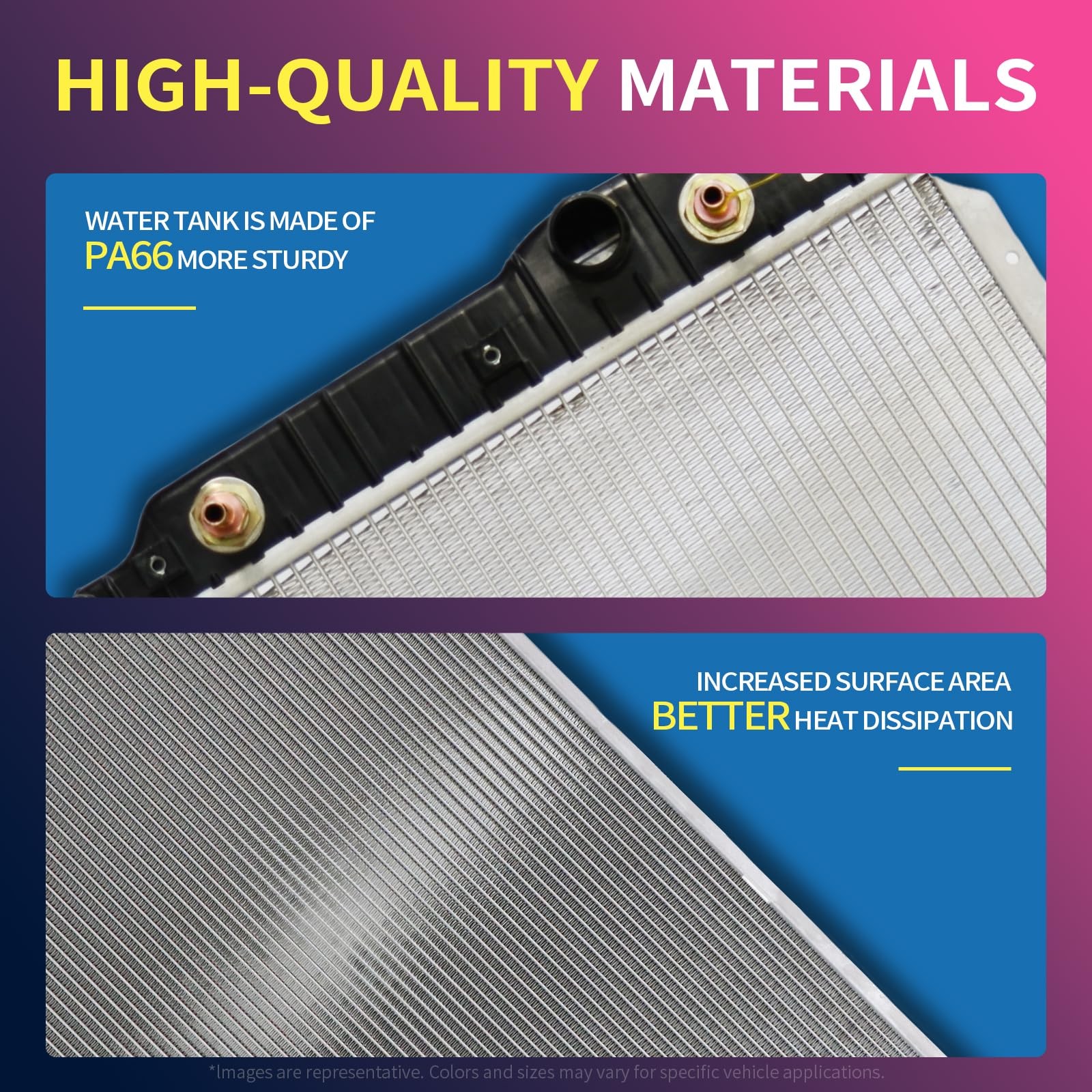 Radiator | Compatible with 77-66 FORD TRK/VAN