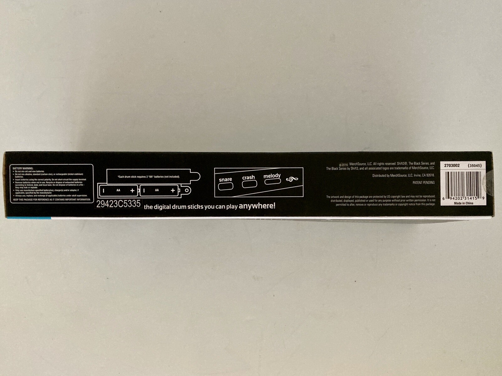 The Black Series Digital Drum Sticks - New