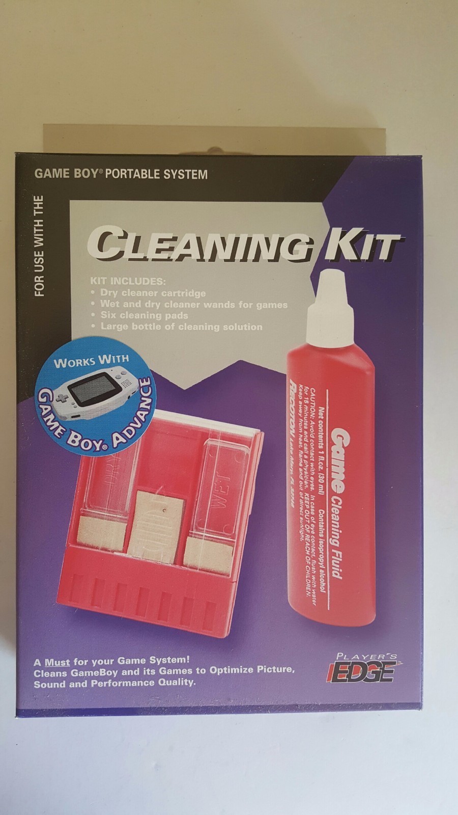 NEW Gameboy Advance &  Color  Console & Game Cartridge Cleaning Kit   S42