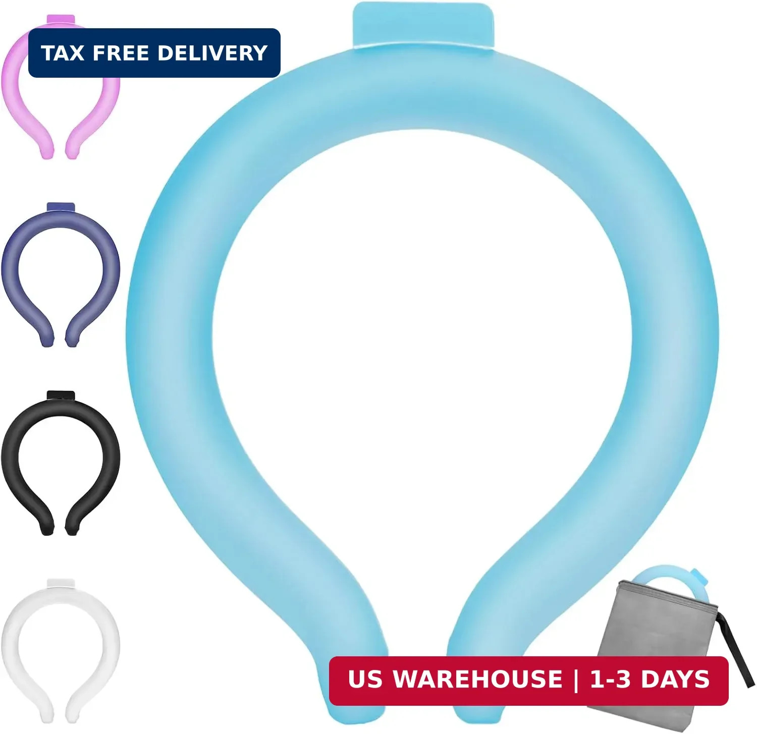 Neck Cooling Tube, with Cold Insulated Bag Wearable Body Cooling Products for Ou