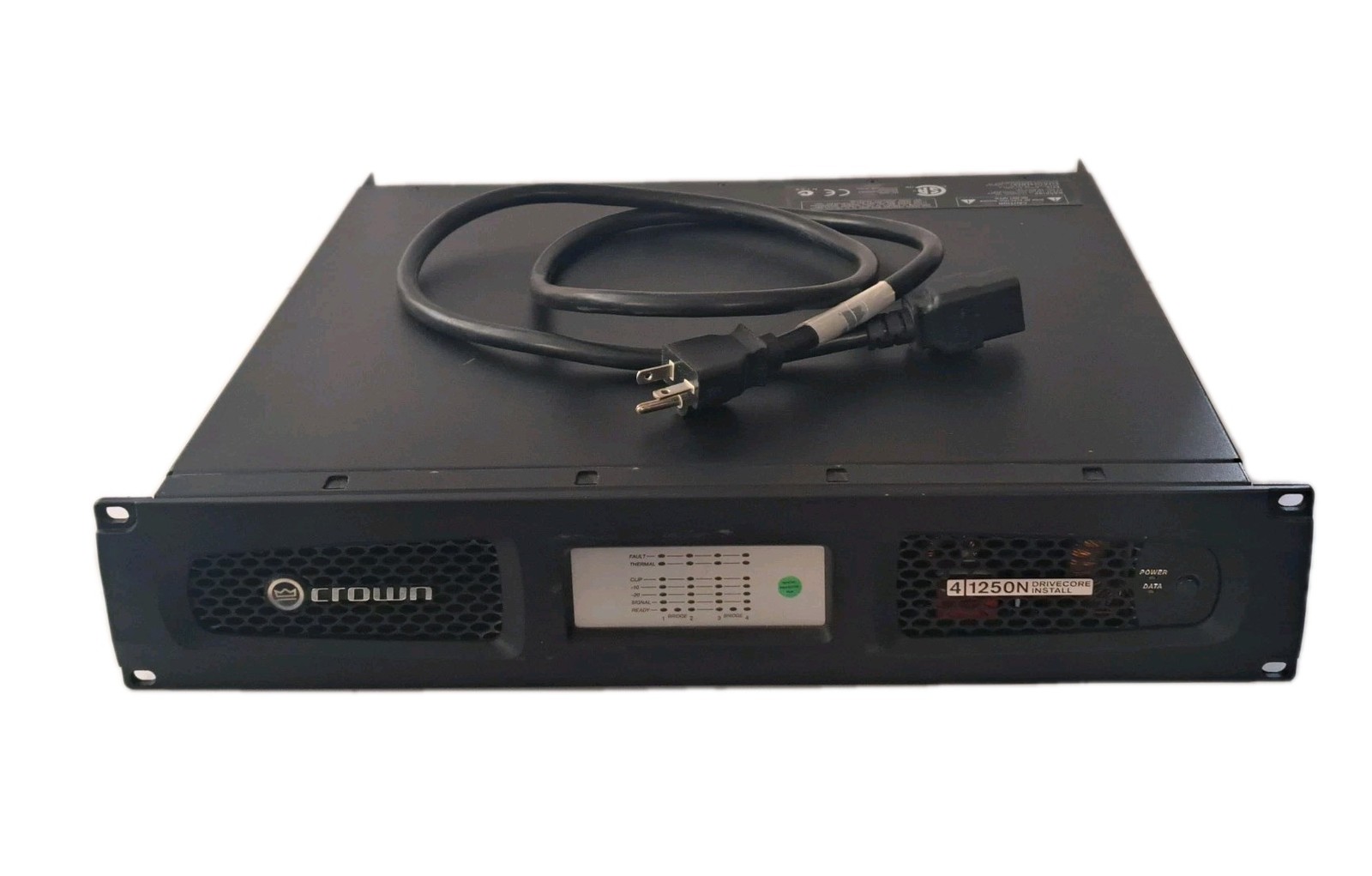 Crown Drivecore Install DCi 4|1250N Power Amplifier 4 Channel BLU link