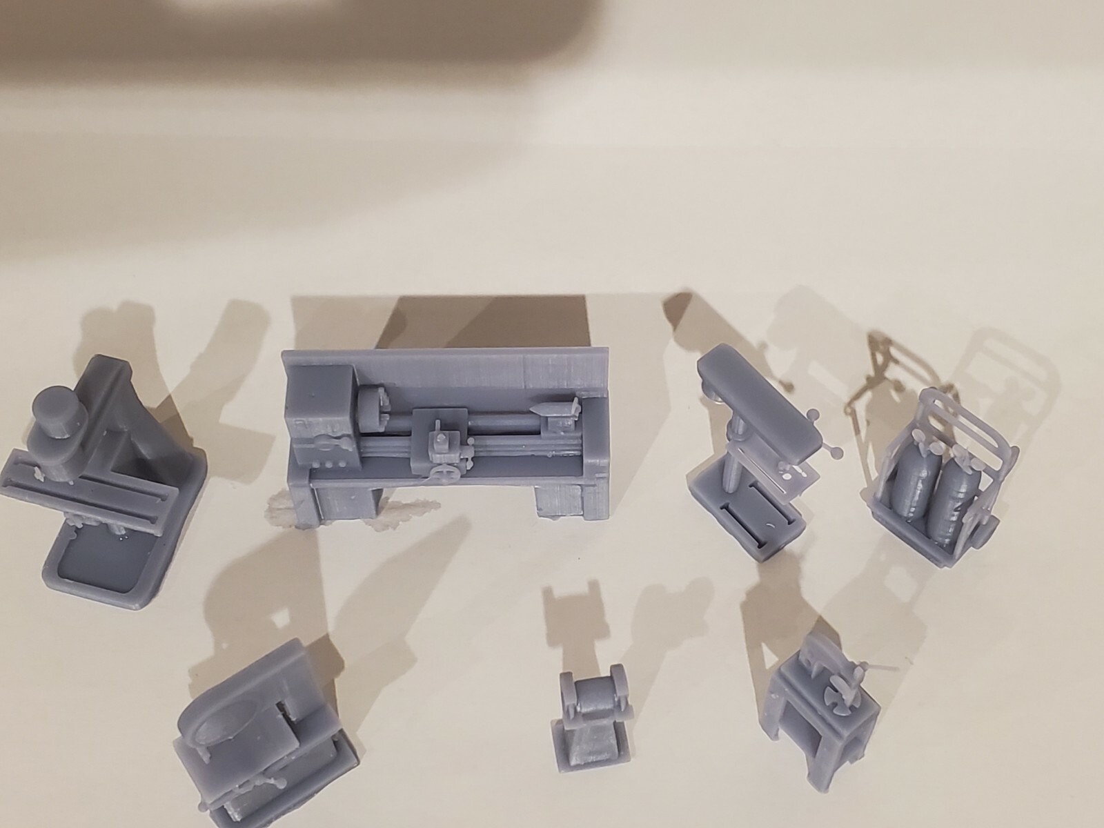 O scale Machine Shop - Model Railroad - Dioramas A Grade