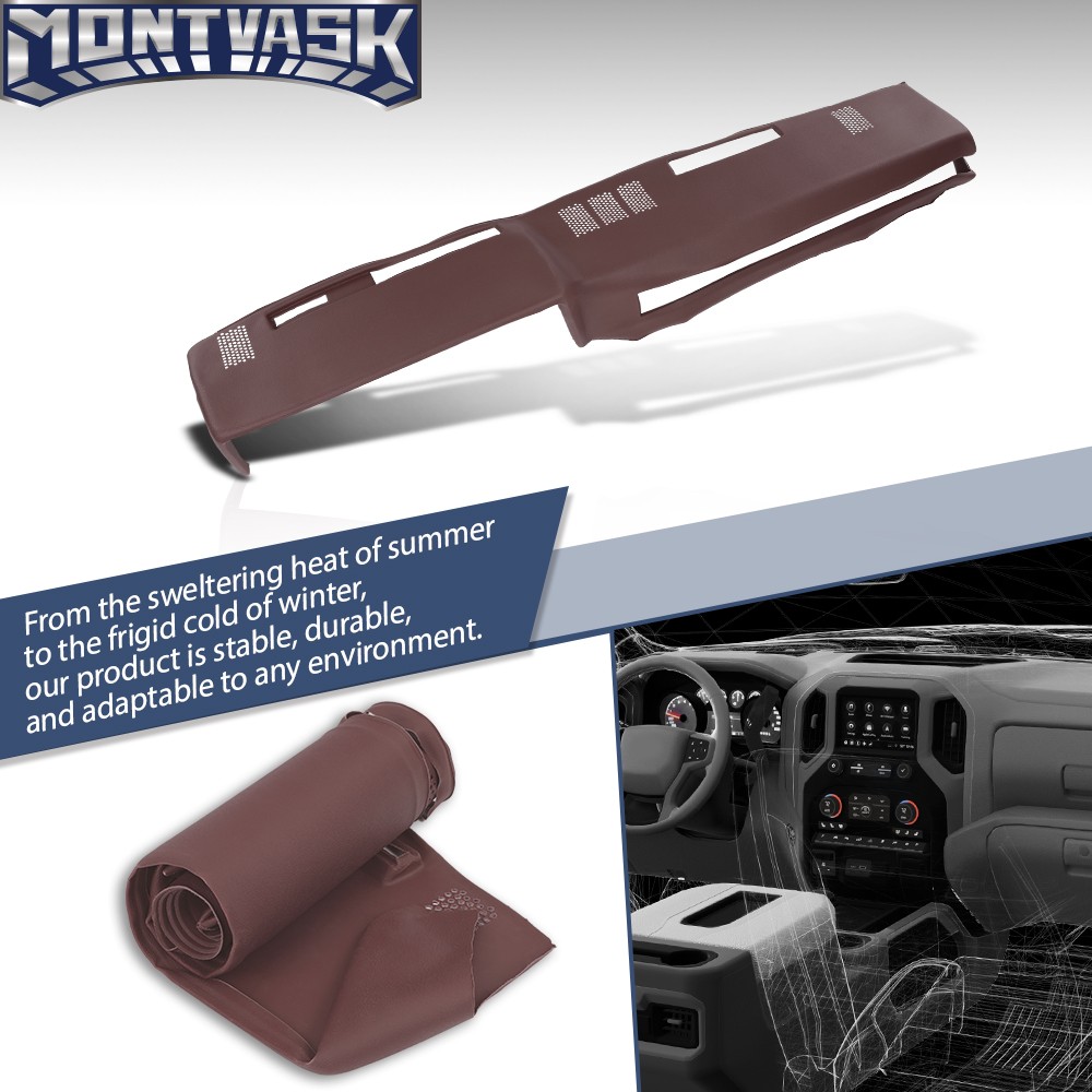 Soft TPE Dash Pad Cover Fit For 1981-1991 Chevrolet GMC C/K/R/V Truck/SUV Pickup