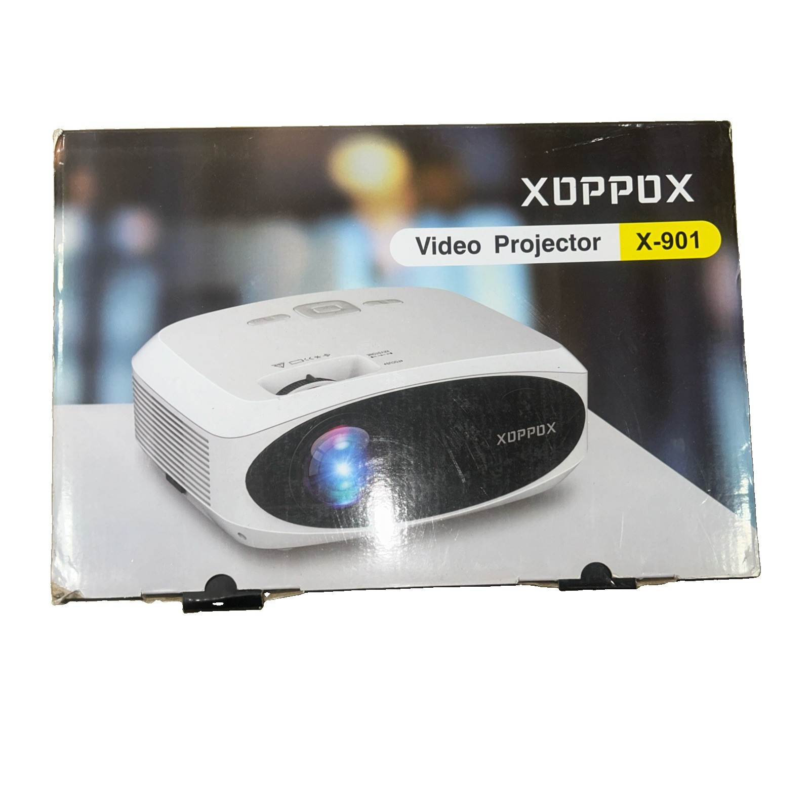 Xoppox wifi and Bluetooth HD video Projector X- 901 Open Box