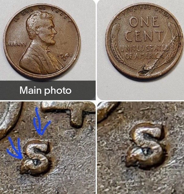 1941 S/S RPM ERROR and a lamination error on reverse Lincoln Wheat Cent#94