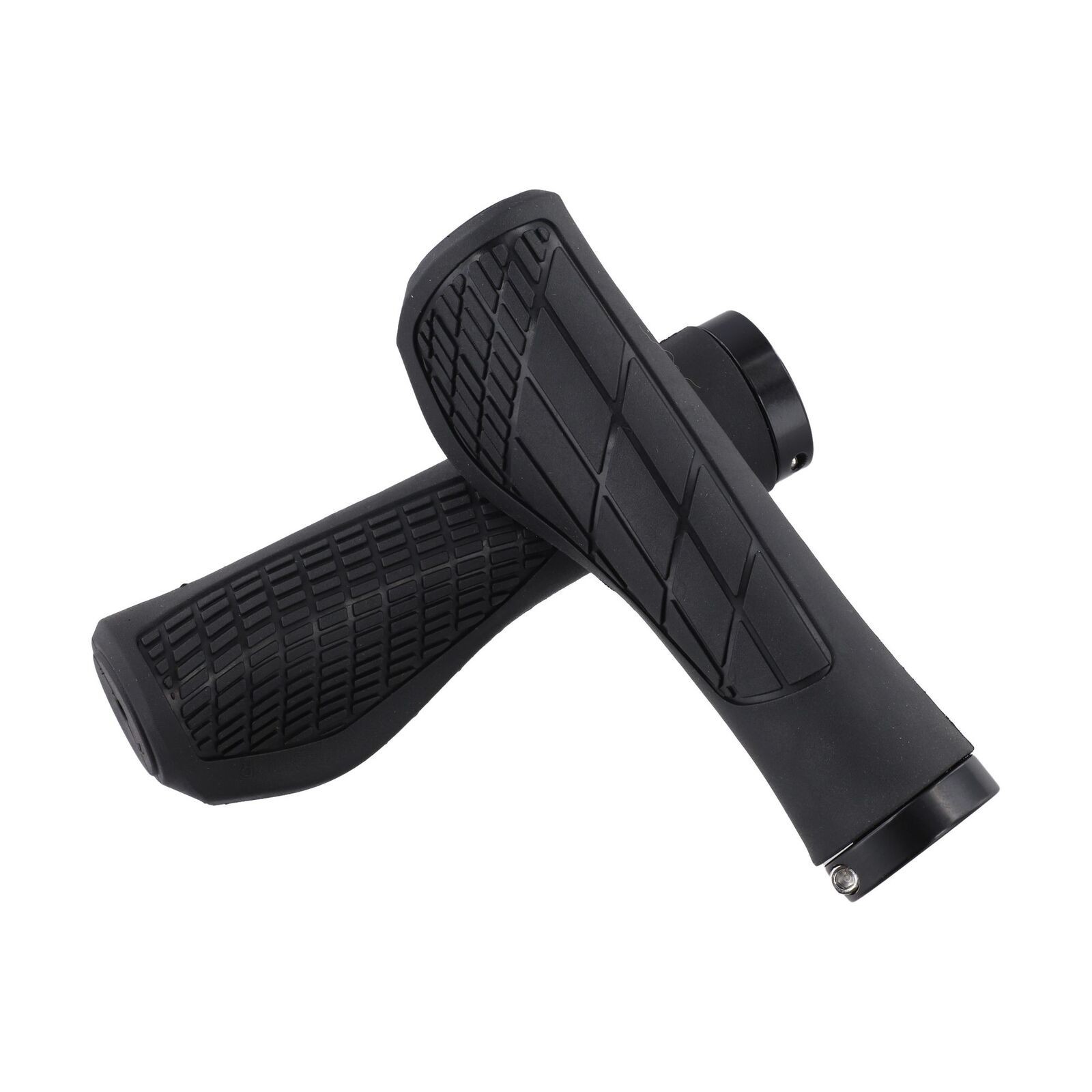 Rubber Bicycle Handlebar Grips Pair NonSlip for 22mm Diameter Handlebars