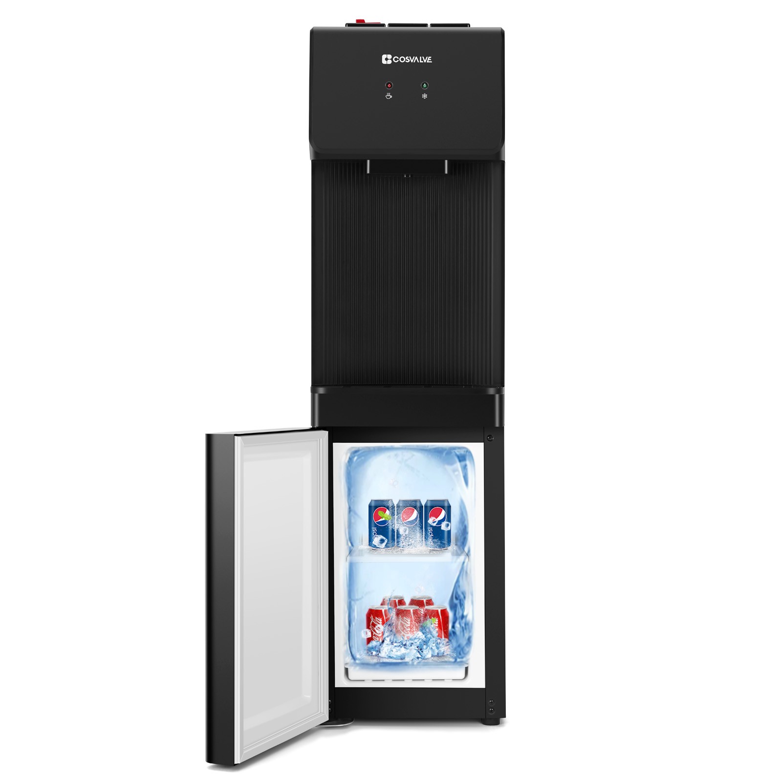 Top Loading Hot/Cold Water Cooler Dispenser Compressor Refrigeration Freezer
