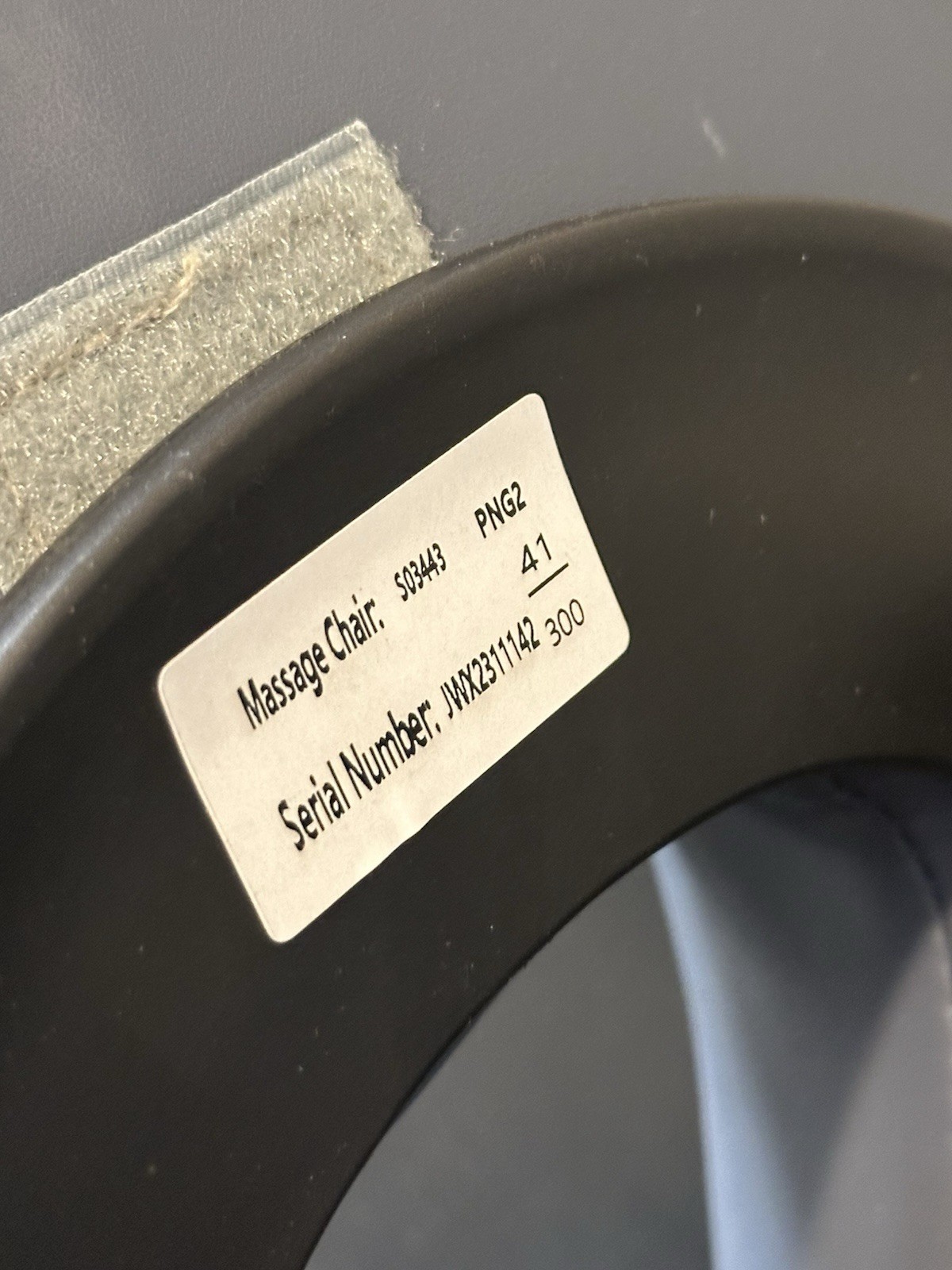 Master Massage Adjustable Headrest