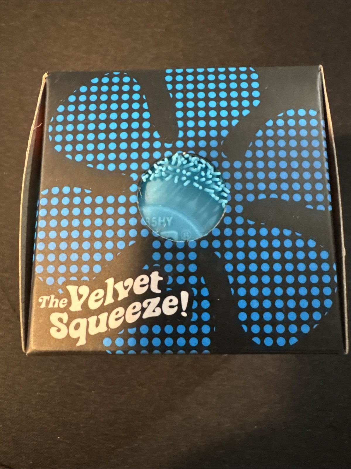 NeeDoh Fuzz Ball Flower Power - BLUE - Authentic - NEW