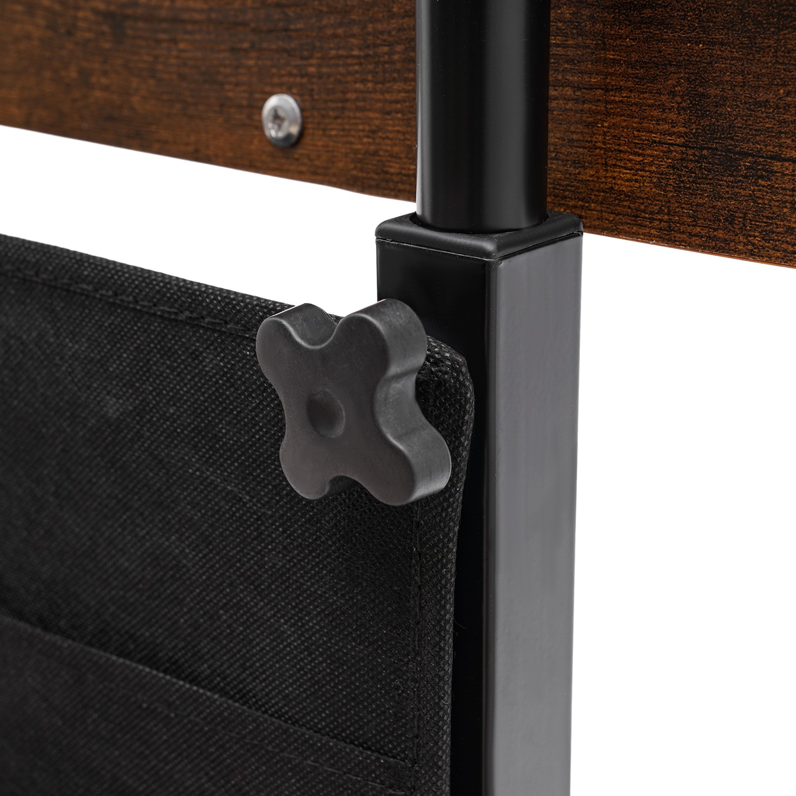 Rolling Adjustable Laptop Desk 32-47in Mobile Standing Table w/ Storage