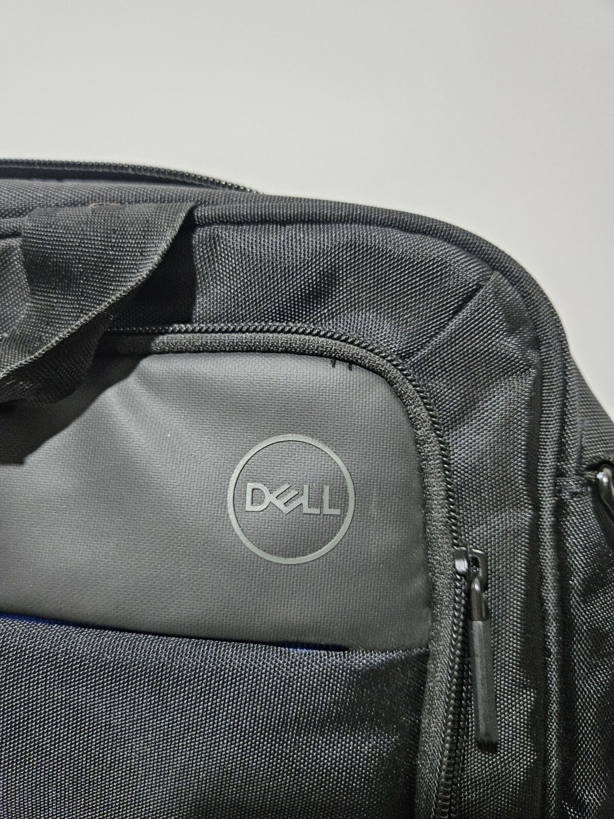 Dell Black Nylon Brief Case Bag Computer Tote With Shoulder Strap