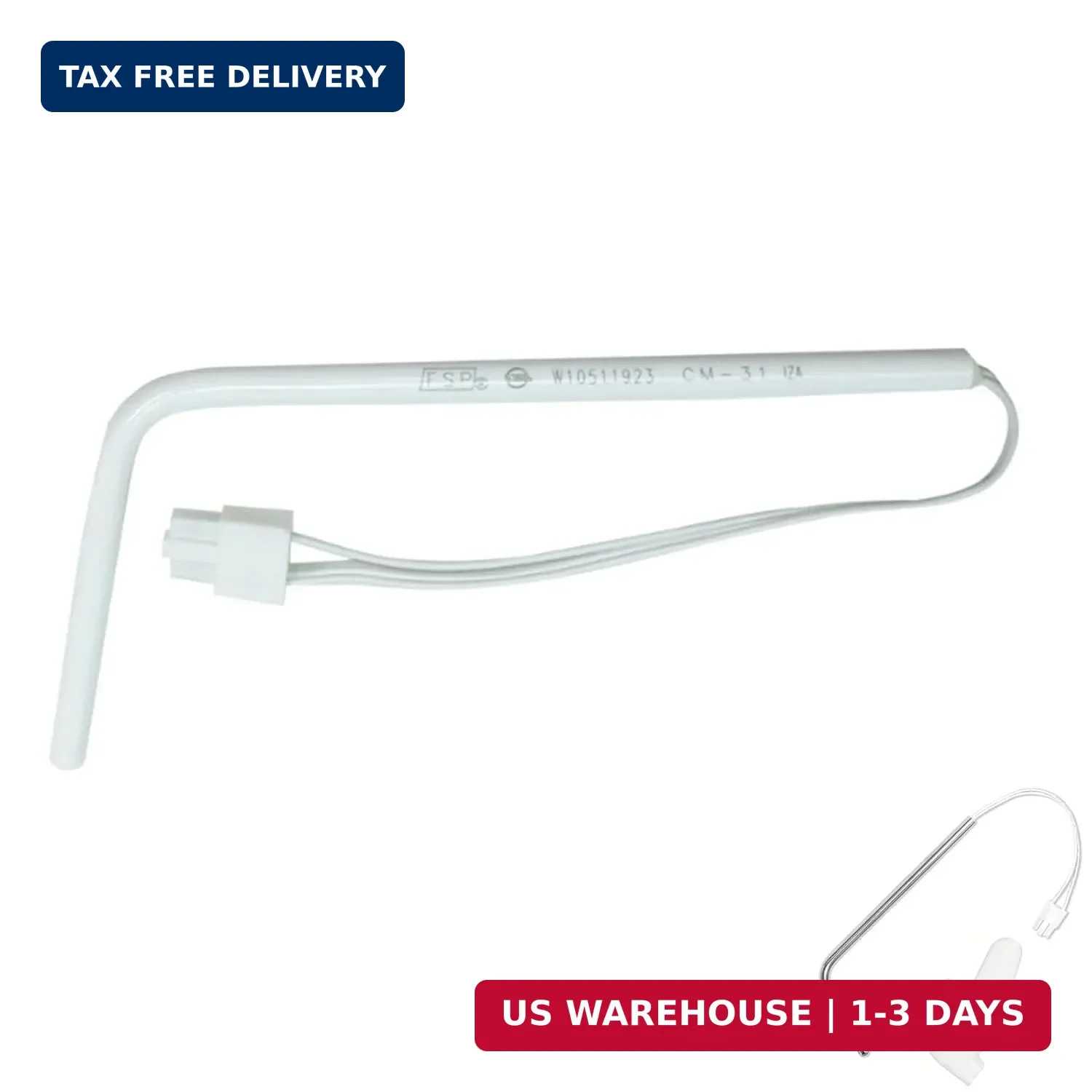 Upgraded Version Stainless Ice Maker Bin Temperature Sensor (Replaces W10511923)