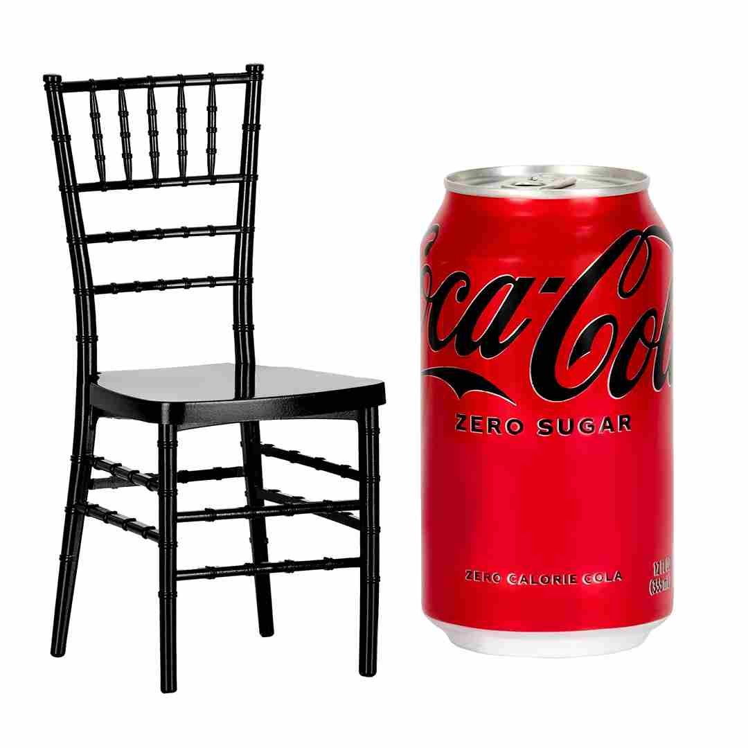 Black Mini Chiavari Chair 1:6 Scale Model by Chivari