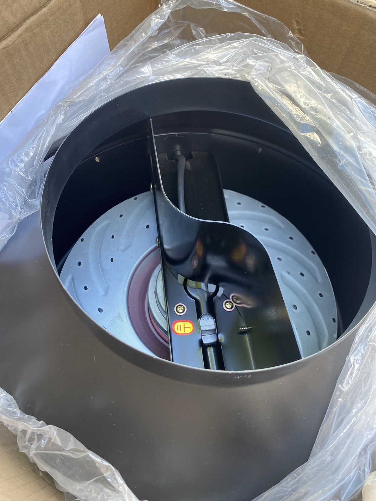 Hydroplanet 8" Inline Duct Ventilation Fan - Black