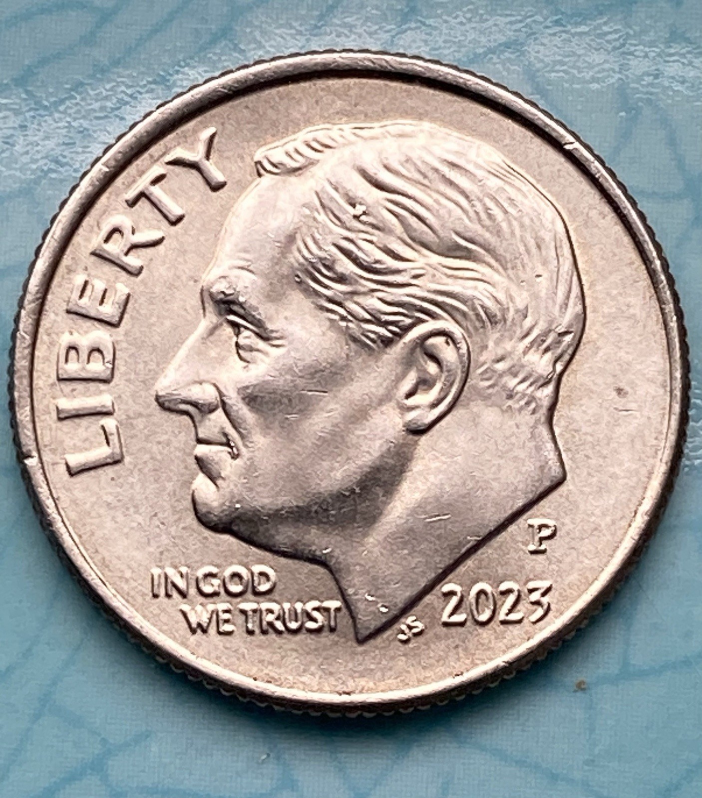 Lot Of (2 ) 2023 Dime Multiple Errors Die Chips And Die Cracks And Doubling