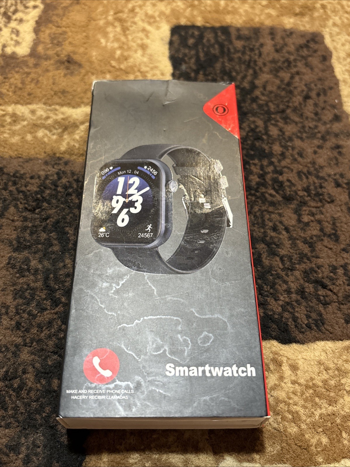 Smart Watch Fitness Watch, Pink, Android, IOS, Sleep Monitor, Heartrate, Steps.