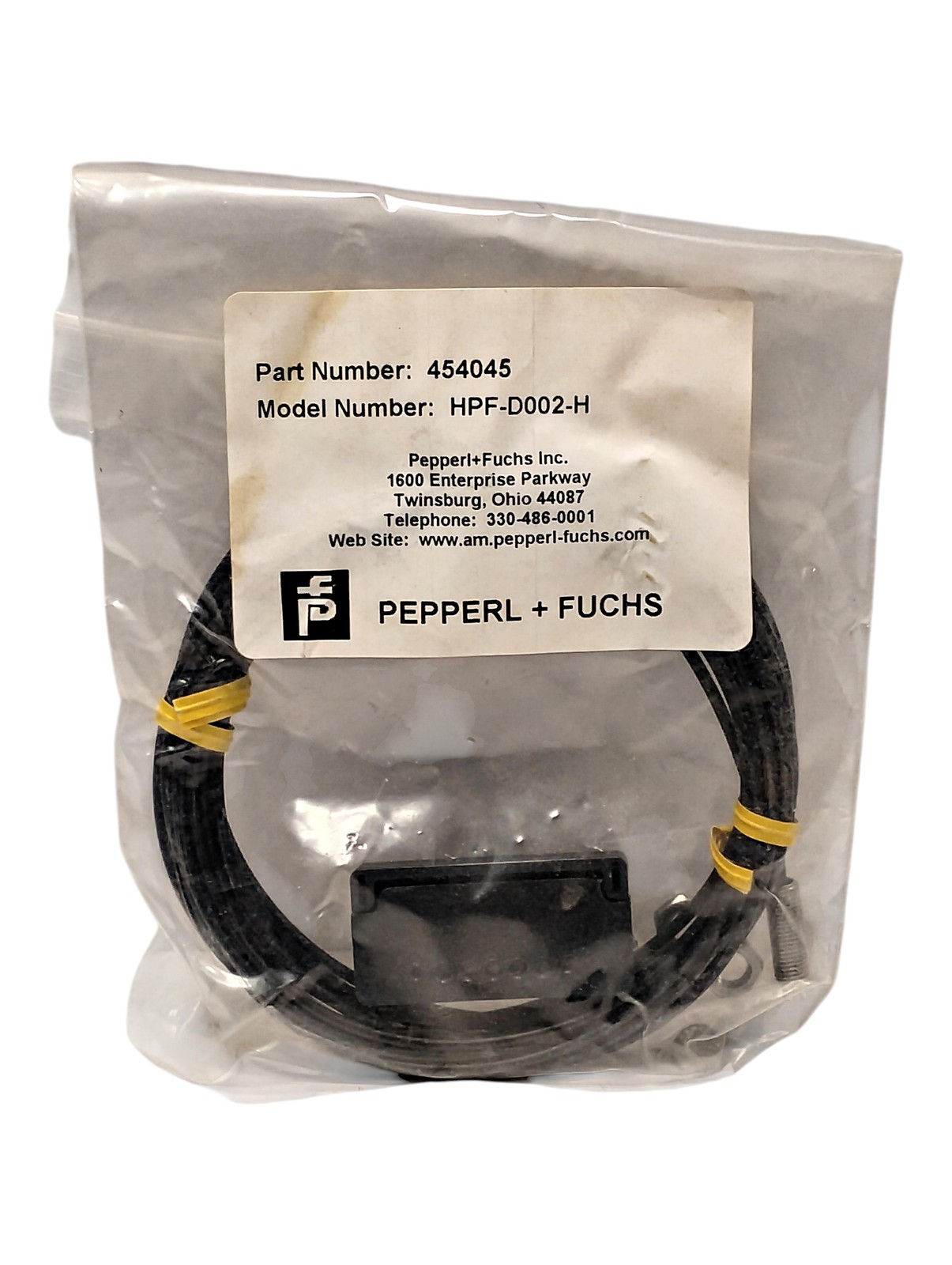 Pepperl Fuchs HPF-D002-H 454045 Fiber Optic Cable for Photoelectric Switch