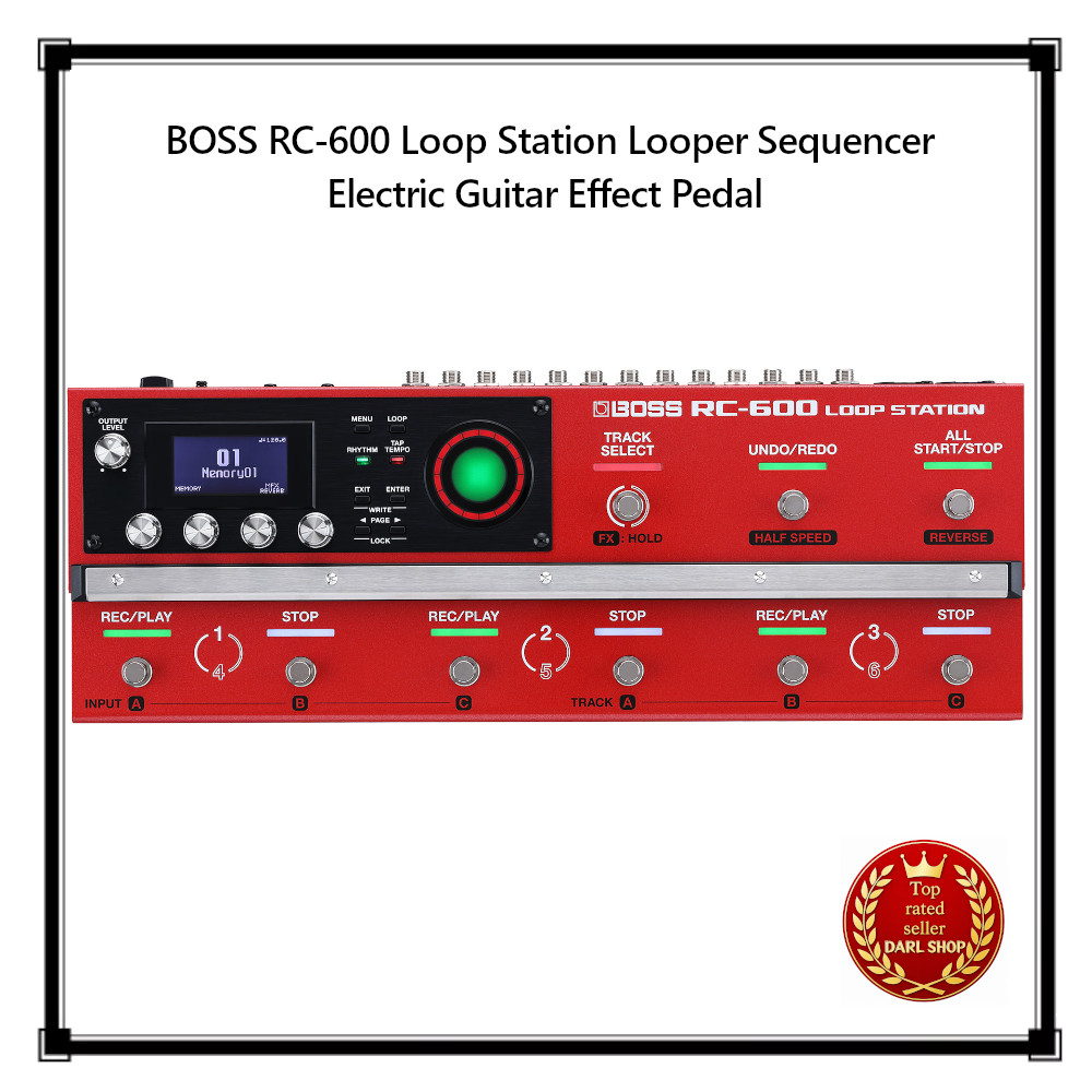 BOSS RC-600 Loop Station Looper Sequencer Electric Guitar Effect Pedal JP RC600