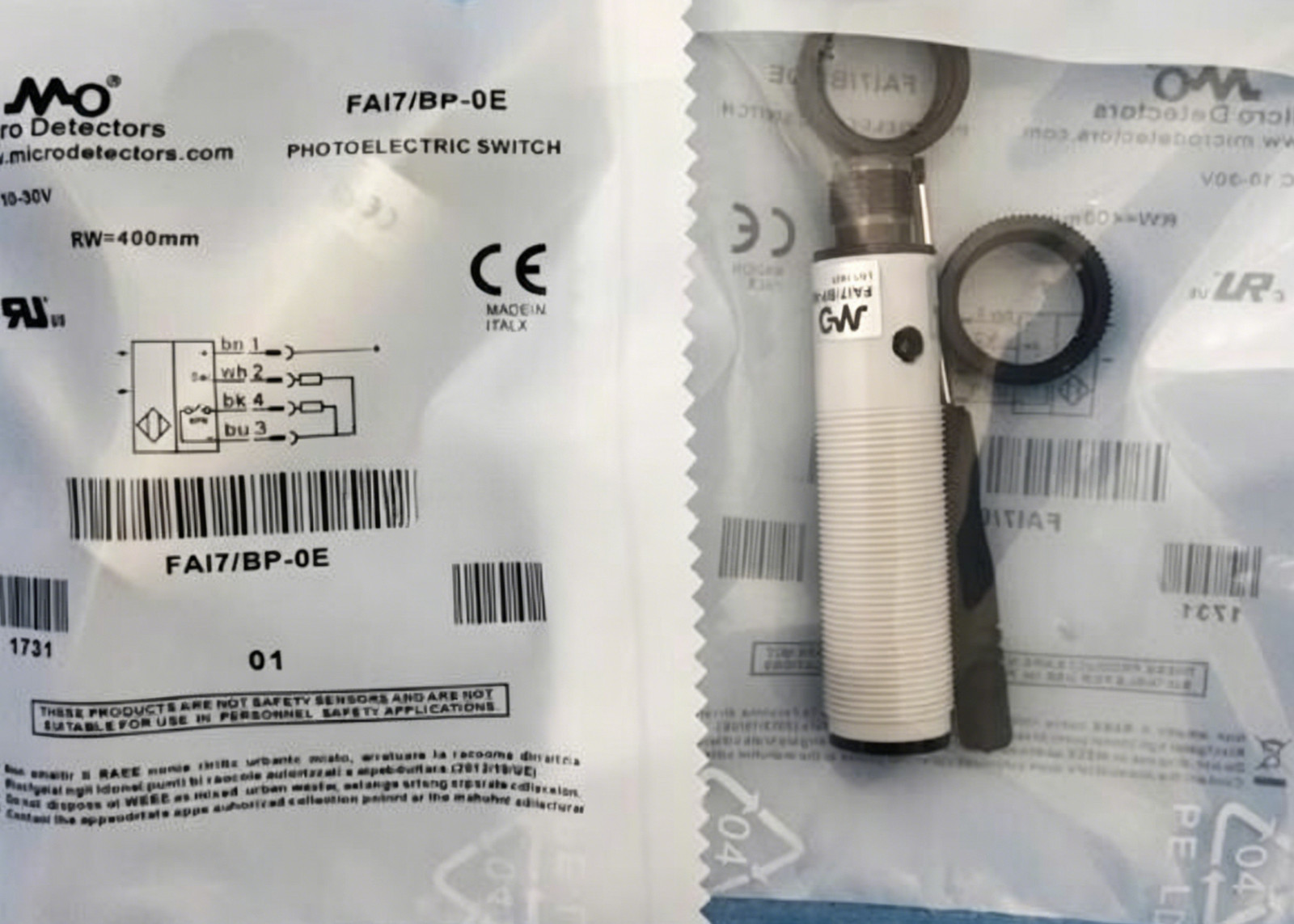 1PC Brand New Micro FAI7/BP-0E Photoelectric Sensor Quality Assurance 100%