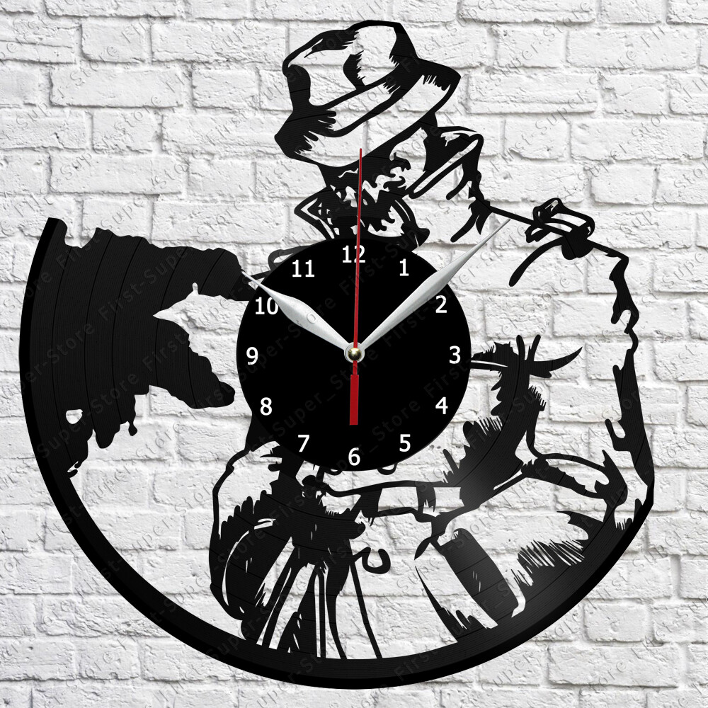 Rorschach Vinyl Record Wall Clock Home Fan Art Decor 12'' 30 cm 7230