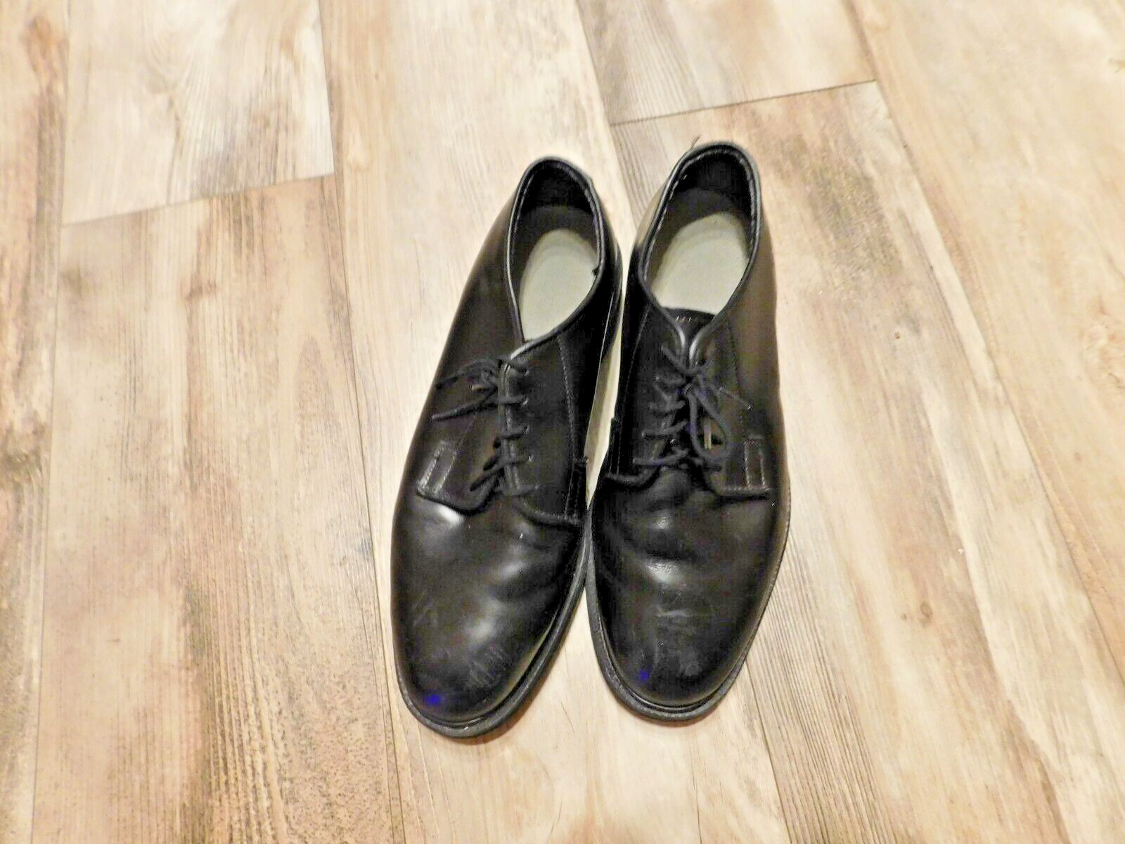 MILITARY MENS BATES OXFORD BLACK SHOES SZ 8.5 3E