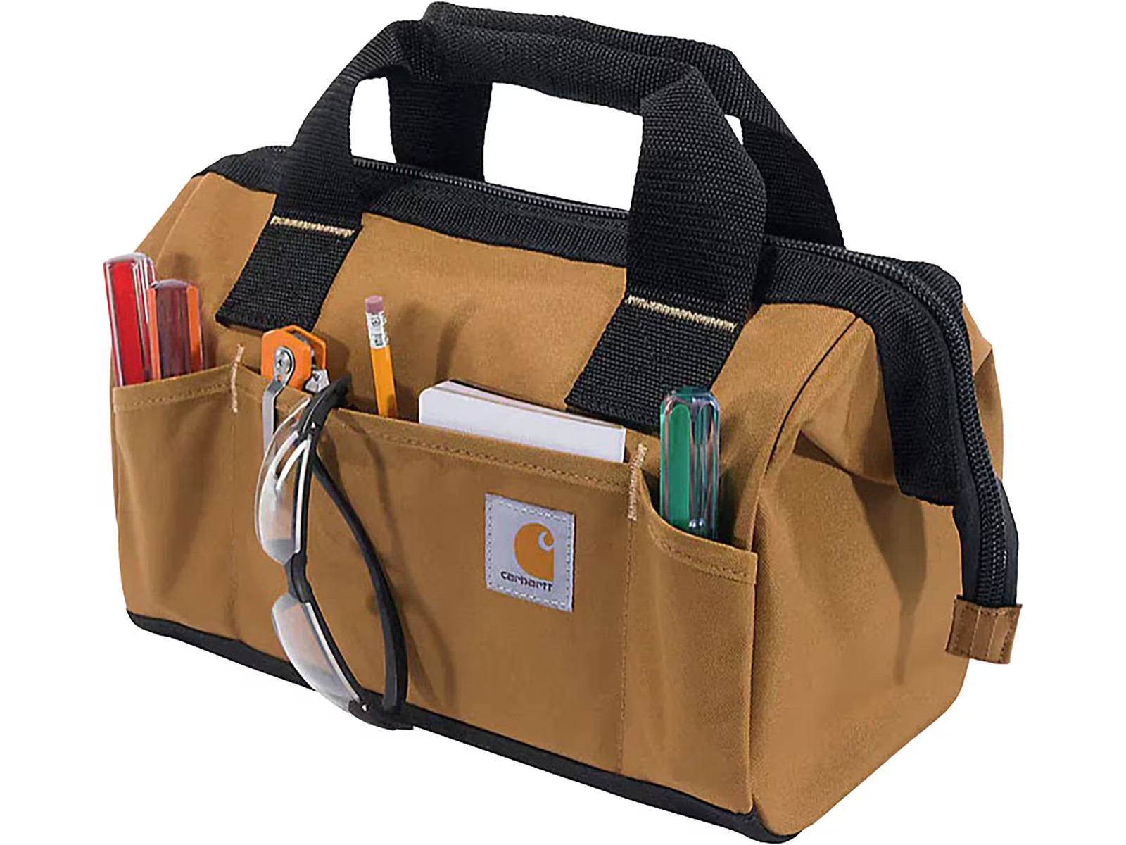 Carhartt 13" 15 Pocket Midweight Tool Bag Carhartt Brown