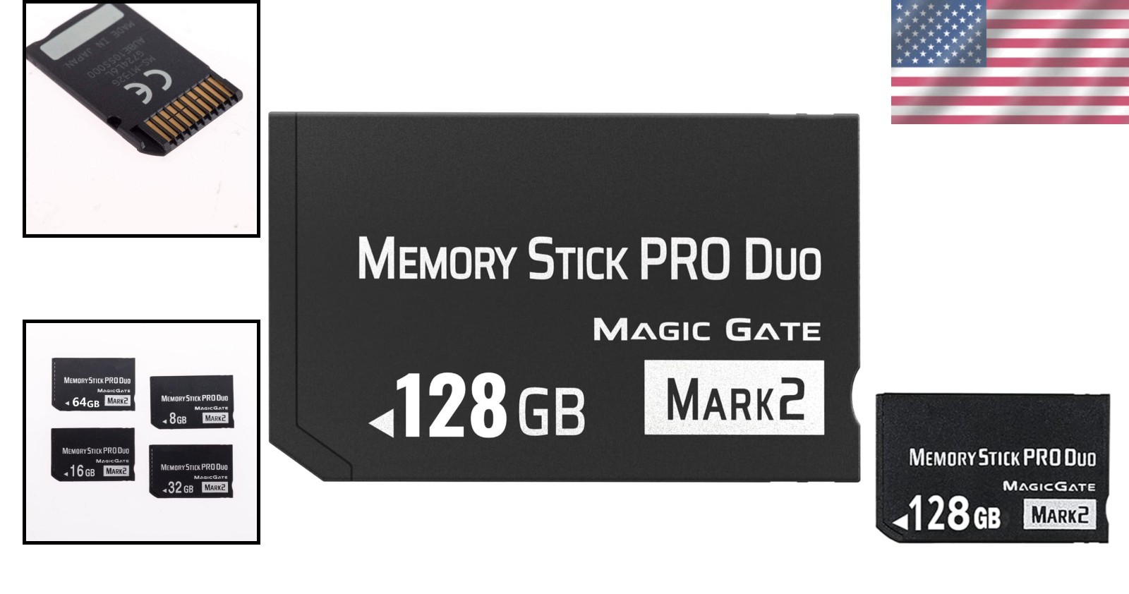 High-Speed 128GB Memory Stick Pro Duo for PSP/Camera