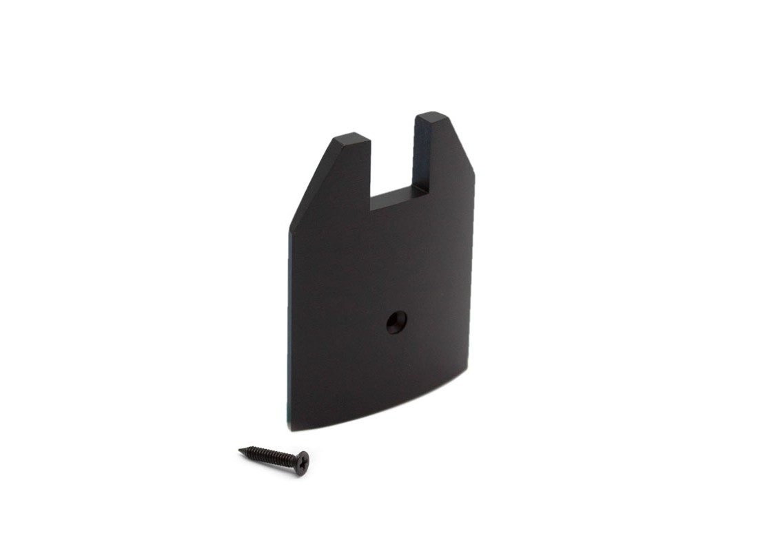 FHC SL25TEC12DU 2-1/2" Tapered Sidelite Rail End Cap - Dark Bronze Anodized