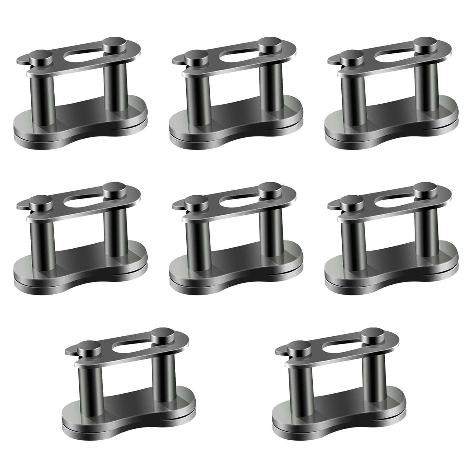 8 Pcs 420 Chain Master Links, Motorcycle Chain Connector, Master Link Replacemen