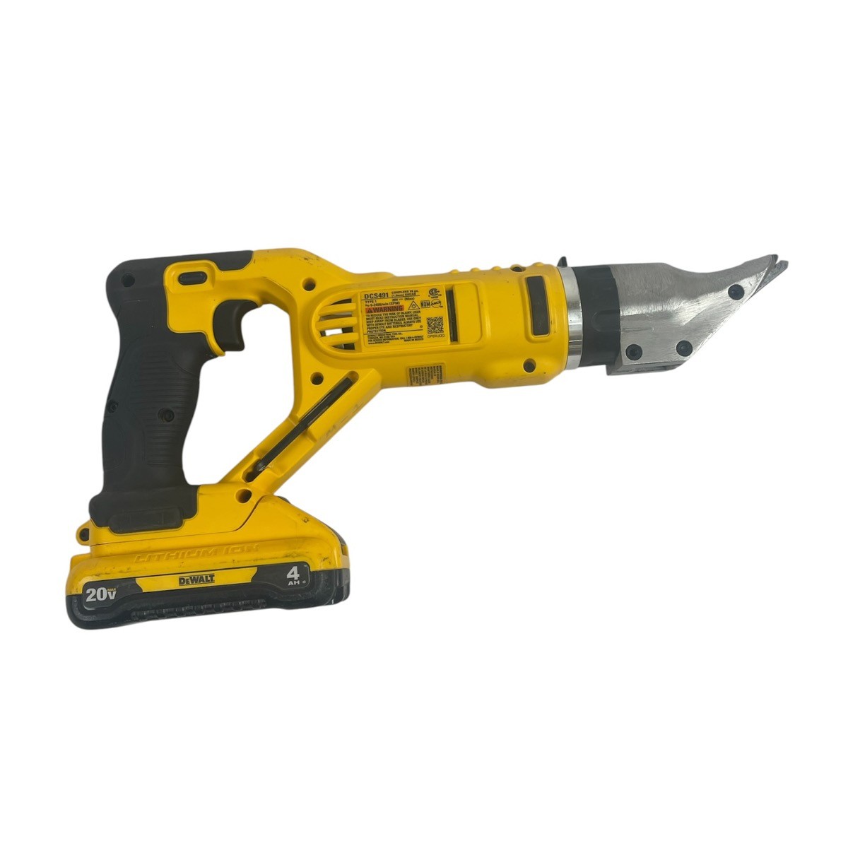DeWalt DCS491 20V MAX 18-Gauge Metal Shear W/20V Battery (CSC053858)