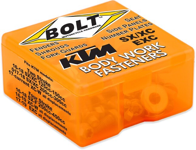 Bolt KTM-PFK2 Full Plastic Fastener Kit fits KTM