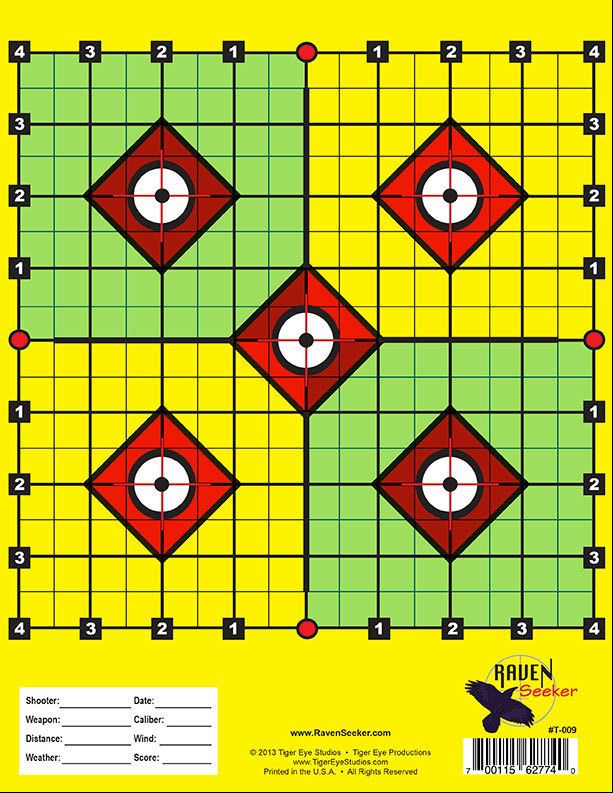 SPECIAL! 100 PAPER TARGETS!  FREE SHIPPING! Limited Time Offer!