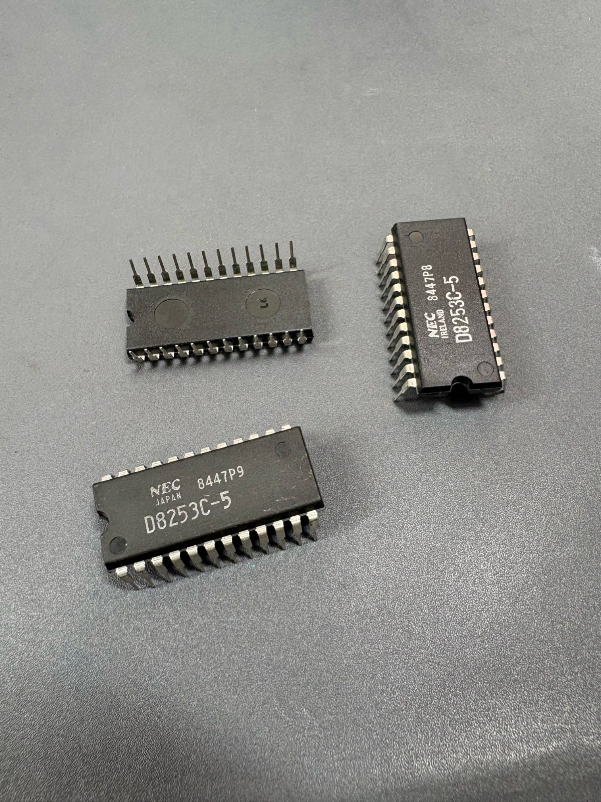 5x NEC D8253C-5 Programmable Interval Timer IC DIP-24 Vintage 8253 Compatible