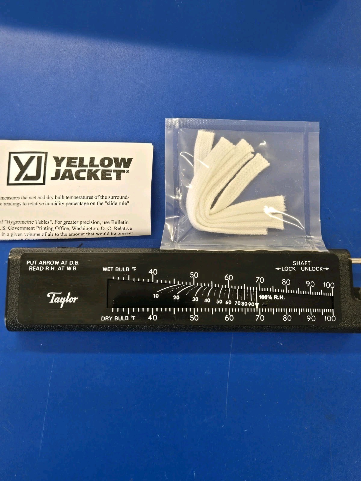 YELLOW JACKET SLING PSYCHROMETER 69010
